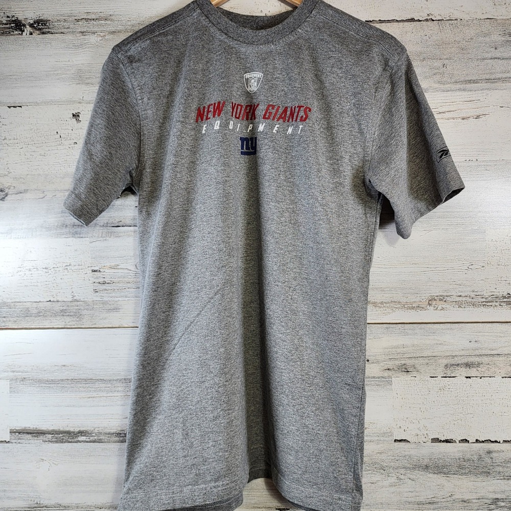 Reebok New York Giants NFL T-Shirt Youth XL 18/20 Gray Graphic Sport - Picture 2 of 9